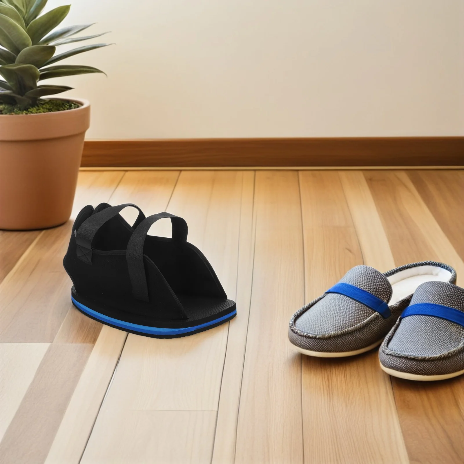 1 قطعة كسر الأحذية غطاء الحذاء القدم كسر تو التمهيد الكاحل دعم بعد العملية الجبس الأحذية إعادة تأهيل غطاء الحذاء عدم الانزلاق