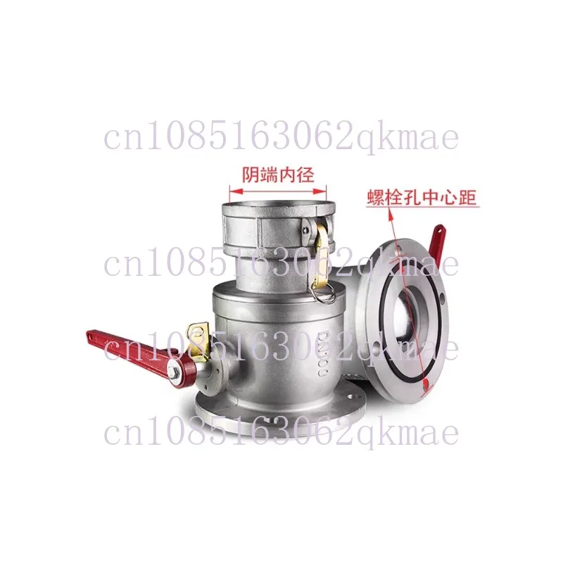 Aluminum Alloy One-Way Ball Valve Female End 2.5-Inch 3-Inch