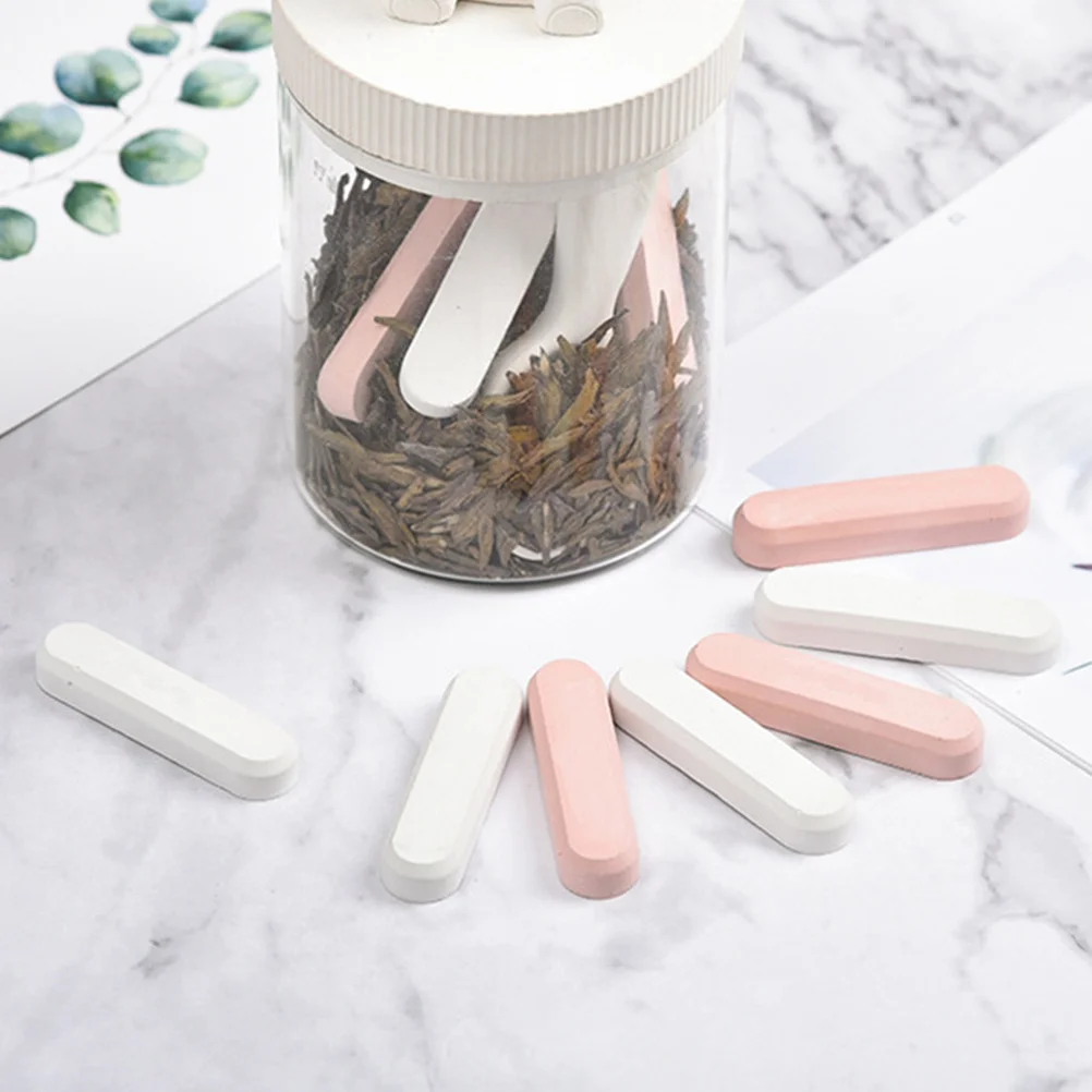 

8Pcs Diatomaceous Earth Drying Stick High Absorbent Moisture Absorbers for Food Storage Vitamins Seeds Nuts Snacks