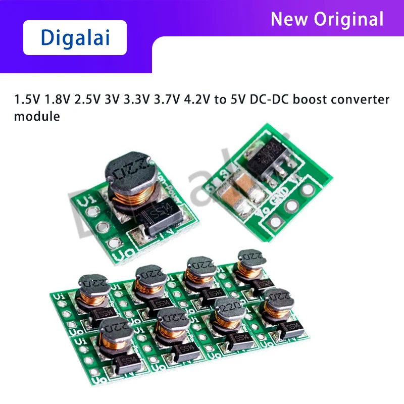1.5V‑4.2V to 5V DC‑DC Boost Converter Module Step‑Up Voltage Regulator Booster Power Supply Module Electronic Components