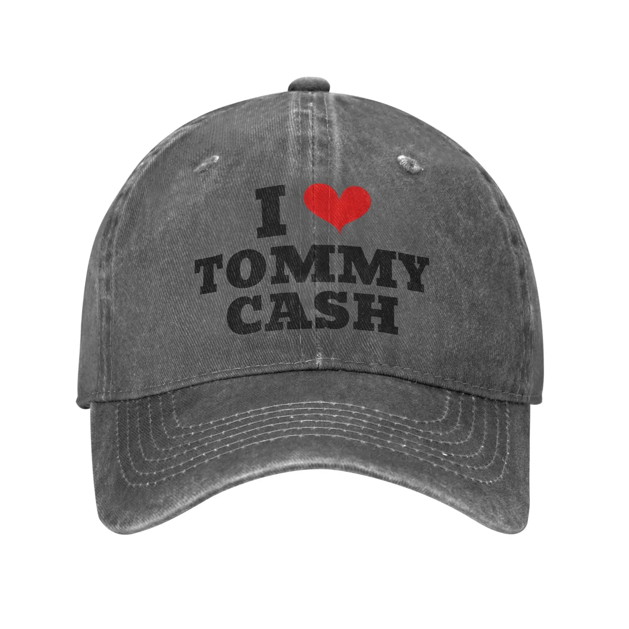 

Eurovision Estonia 2025 - I Love Tommy Cash Print Caps Men Women Cotton Trucker Hat Causal Wear Baseball Cap Adjustable