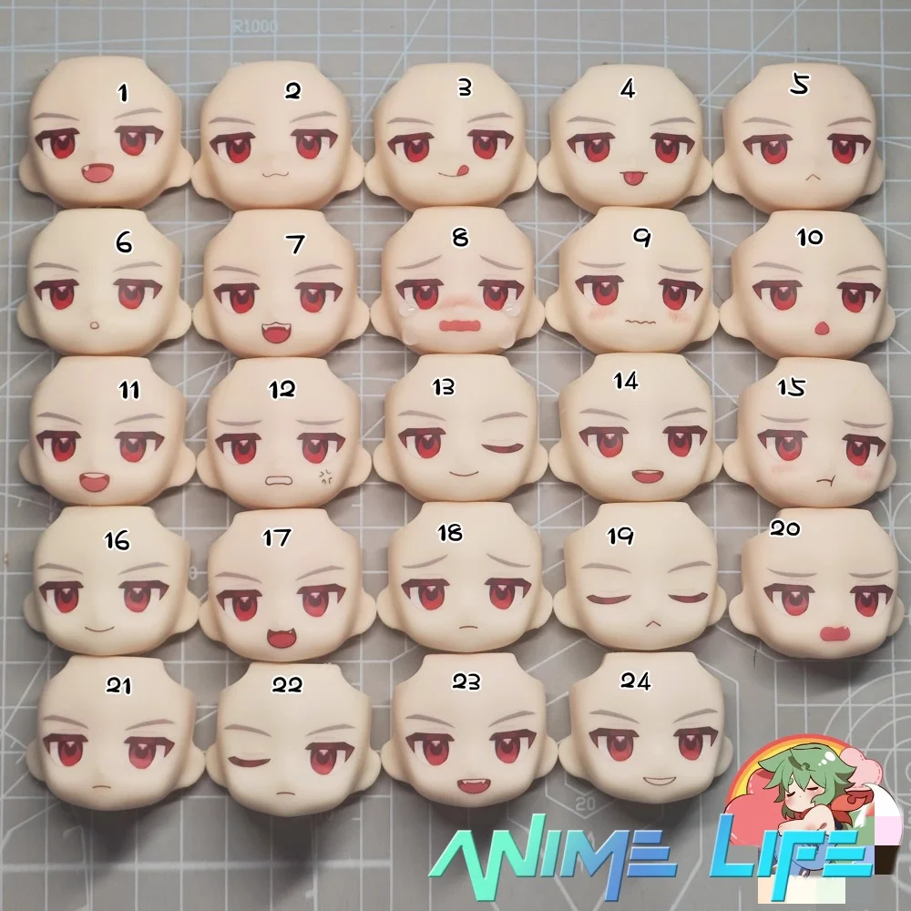 Game Love and Deepspace Qin Che Sylus Role Cos Handmade Q OB11 Faces Alternate Face Cosplay Gift Cute Lovely