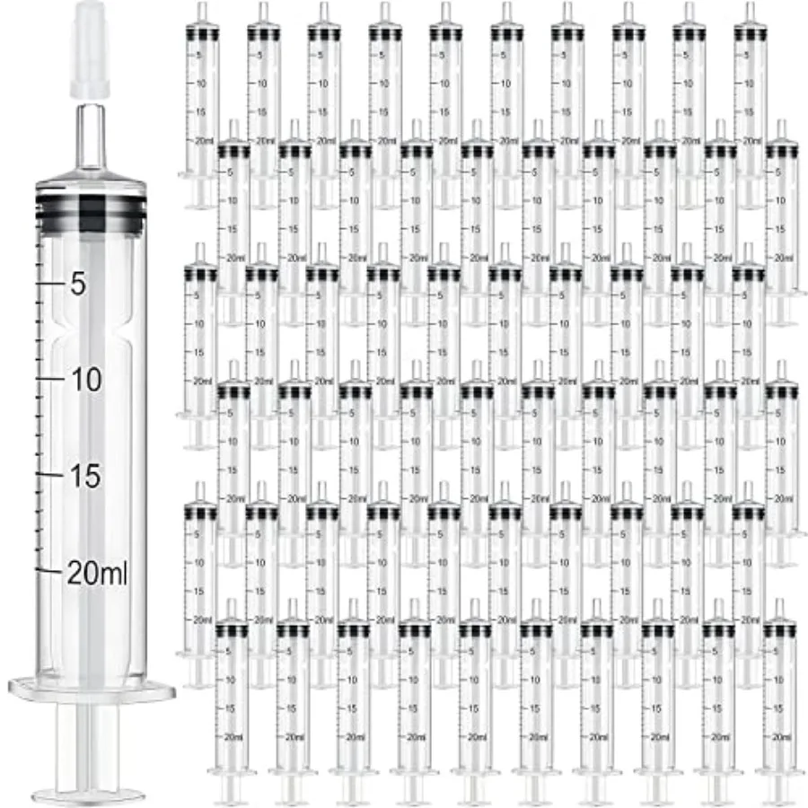 

100 Pack Buk Pastic Syringe with uer Sip Tip Individuay Sterie Seaed Liquid Oral Syringe with Measure Scale No Needle for Pets