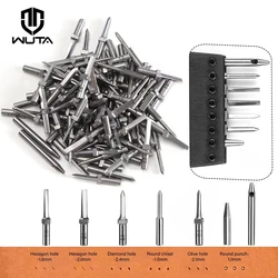 WUTA Interchangeable Adapter/ Head Accessories for Multifunctional Leather Hole Punch Pricking Iron Stitching Chisel Craft Tools