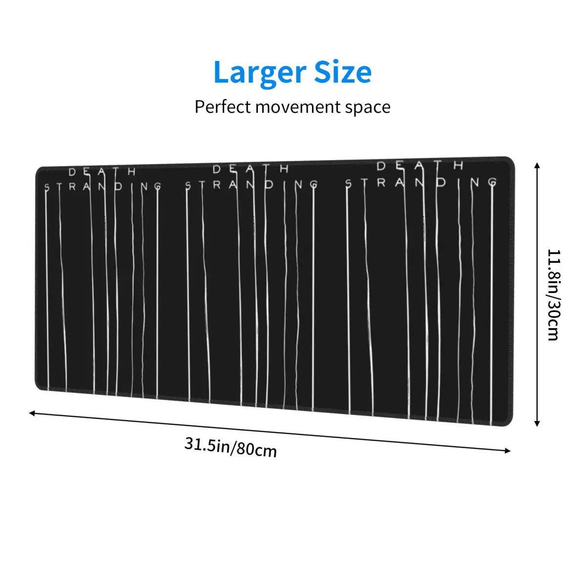 Large Mouse Pad White Death Stranding Game For Fans Gamer PC Laptop Mats Keyboard Carpet Computer Gaming Desk Mat