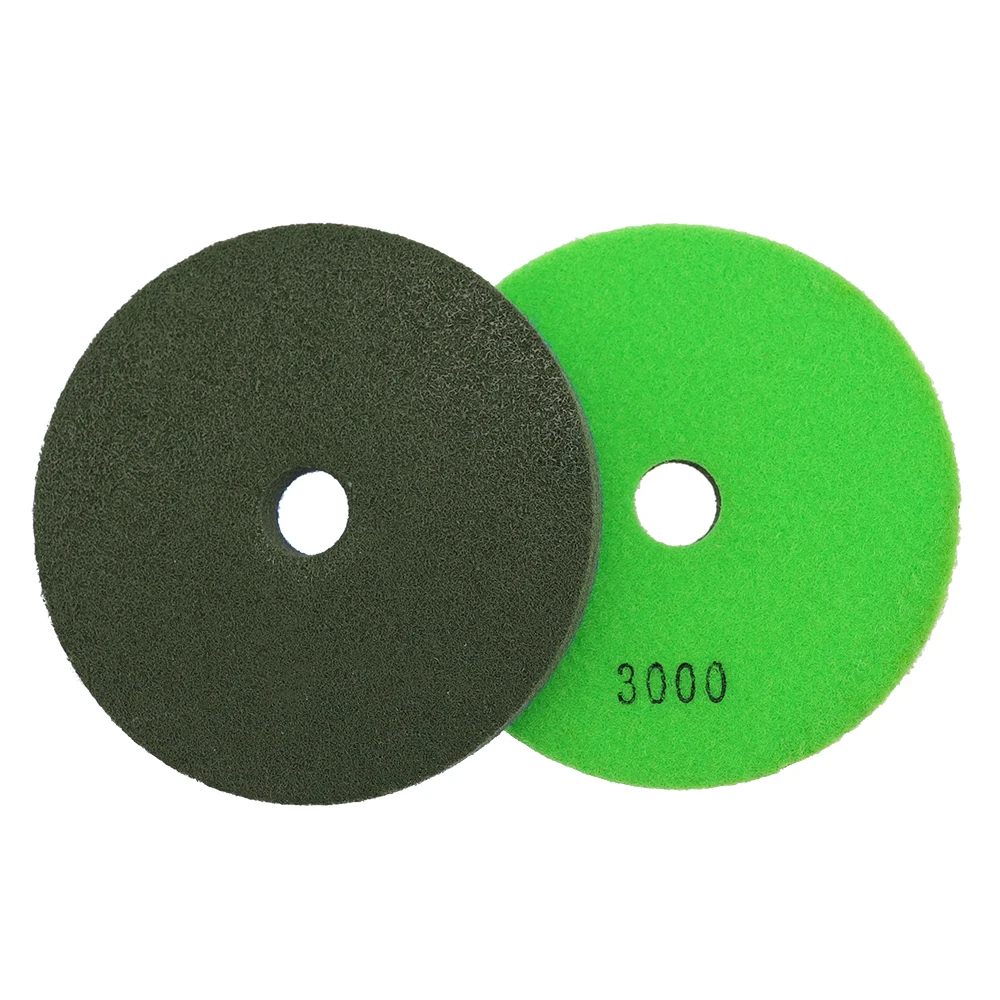 7 Pieces/Lot 5 Inch Sponge Polishing Pads 125 MM Professional Diamond Sponge Floor Grinding Disc For Marble Granite Stone