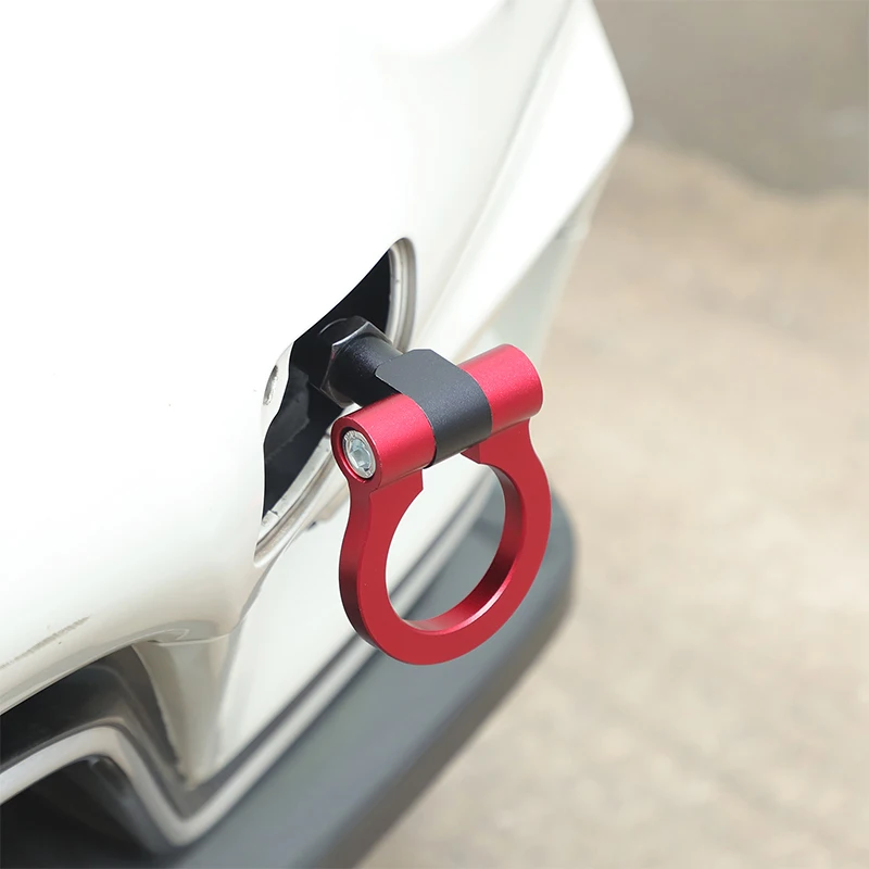 For 2011-2019 Nissan Juke For Infiniti ESQ Automotive Parts Front Bumper Trailer Ring Aluminum Alloy+Carbon Steel