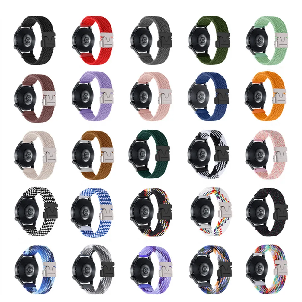 22MM Woven Watchband For Redmi Watch 5 Active / Lite For Xiaomi watch S1 2 S2 S3 / S4 Sport Strap Watch Parachute buckle Band Re