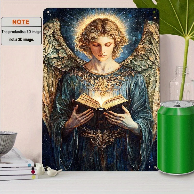 

Angel Uriel Inspirational Quote Aluminum Metal Sign, 7.9x11.8"/11.8x17.7", Wall Hanging Art for Home, Garage, Dorm, Bar, Cafe