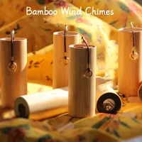Wind Chimes C/Am/Dm/G Chord Handmade Bamboo Windchime Musical Bell Outdoor Garden Patio Home Decor Meditation Gifts