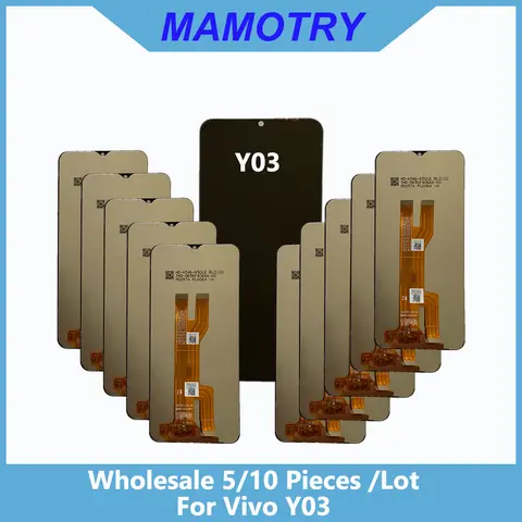 Wholesale 5/10 pieces / Lot 100% Tested For Vivo Y03 V2332 Screen Lcd Display With Touch Assembly