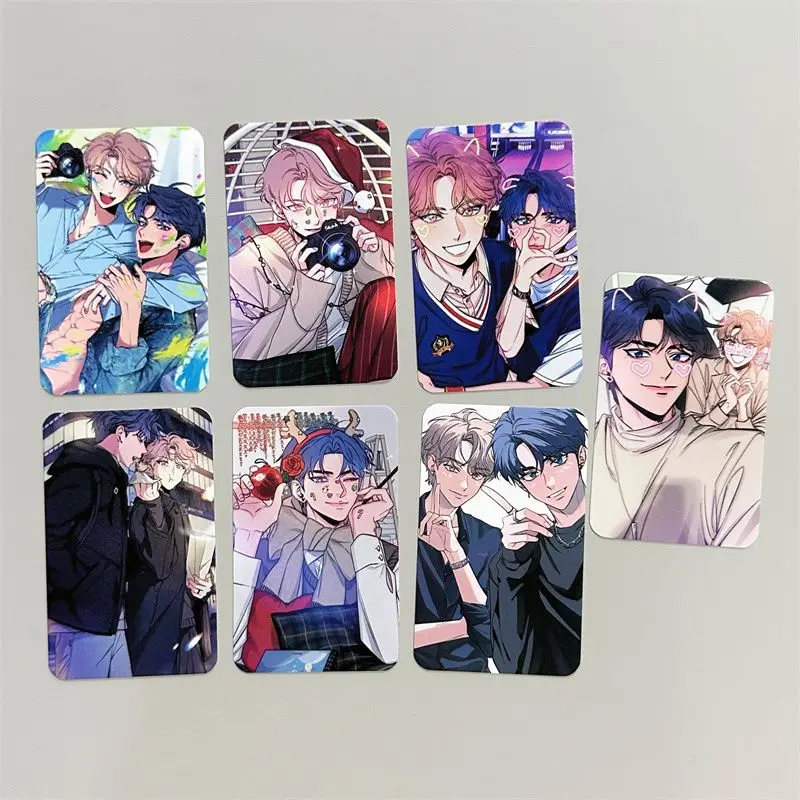 3-16 Pcs Korean Manhwa Sketch Lomo Card Lee Joobin, Choi Ilkyung Mini Postcard Photo Cards Fans Collection Gift