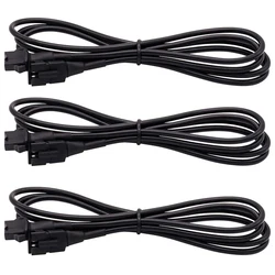 1/2/3/4 PCS 47 inch Extension Cables for Use with LED Rock Lights  RGB NEON Accent Kits for LED Motorcycle ATV SUV Car