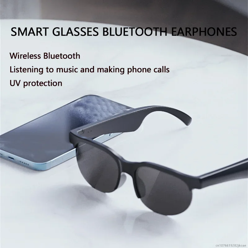 G58 AI Glasses Translation Earphone Bluetooth 5.4 HD Mic Call Sunglasses Multi-function Outdoor Tourism Sports Stereo Headphones