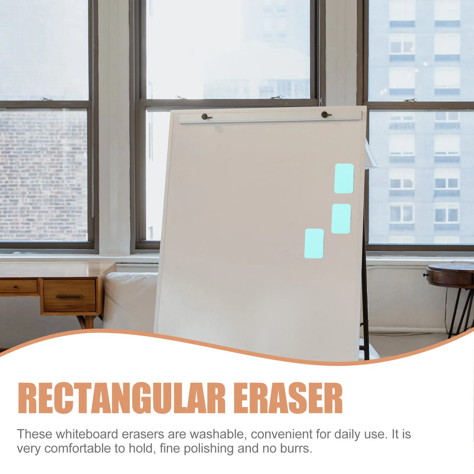 Gomme per lavagna in feltro da 15 pezzi Gomme lavabili cancellabili a secco per la pulizia della casa dell'ufficio dell'aula Gomma cancellabile a secco
