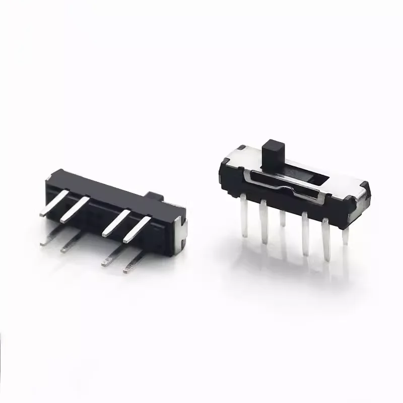 MSS-23D18(2P3T)-3G 8-pin vertical plug-in 3-speed mini toggle in line sliding lever switch toy