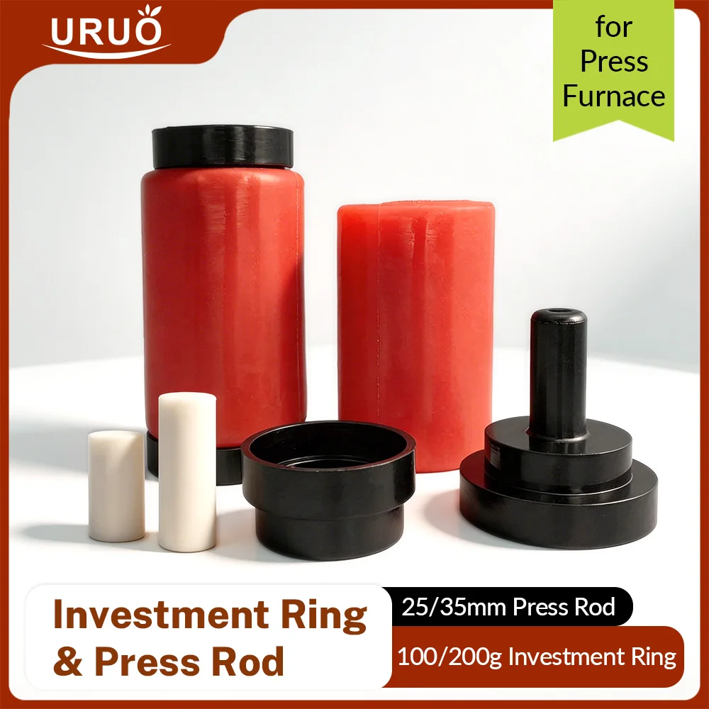 

100/200g Dental Investment Ring Plunger Press Rod 25mm/35mm for Press Furnace CAD CAM Casting Machine Materials
