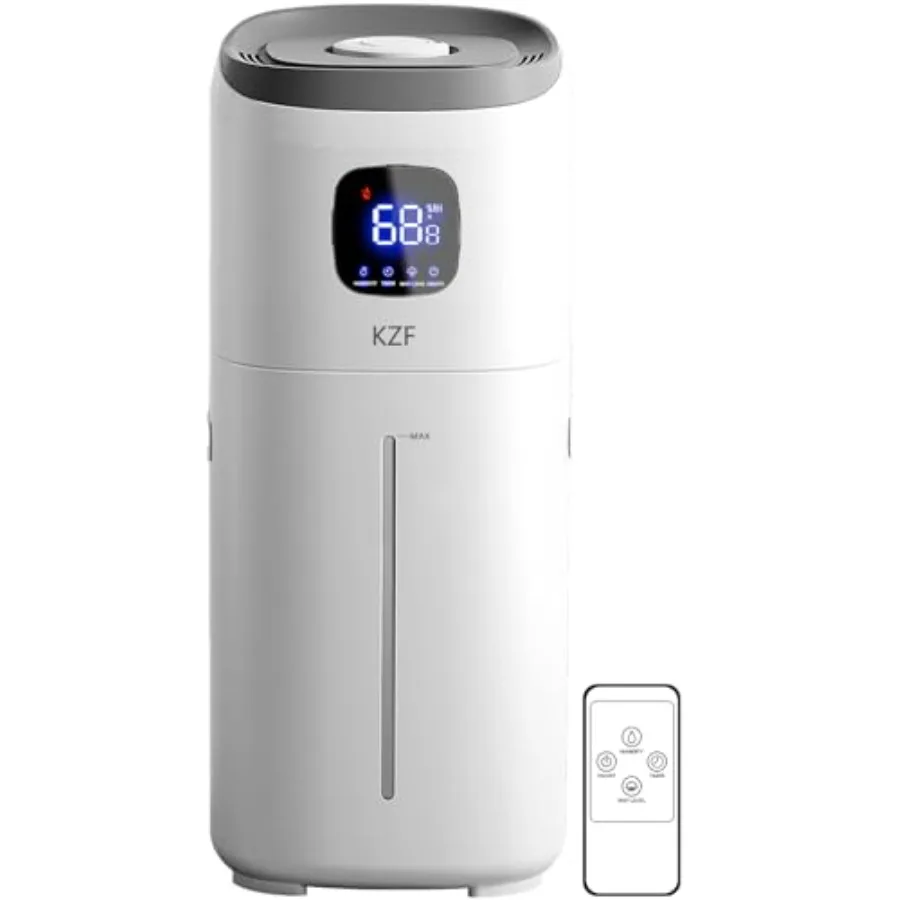

Humidifier for Large Bedroom, 15L/3..8Gal Ultrasonic Cool Mist, Easy Clean 550ML/H Large Mist Speed, Quiet Suitable for Living