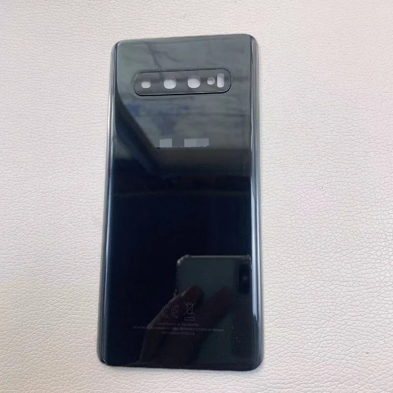 Back Glass Replacement For Samsung Galaxy S10  S10 Plus  5G Battery Cover Rear Door Panel Housing Case Camera Lens Sticker