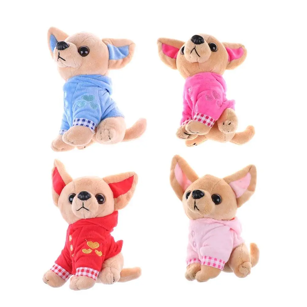 

Cute Cartoon Kids Toys Christmas Birthday Gifts Simulation Animal Doll Chihuahua Dog Plush Toy Plush Pillow Dog Stuffed Toy
