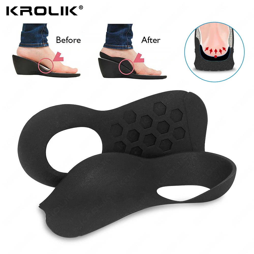 KROLIK-Semelles Orthopédiques Unisexes, Support d'Arc de Talon de Pieds Plats, pour la Ration des Jambes XO, 4WD