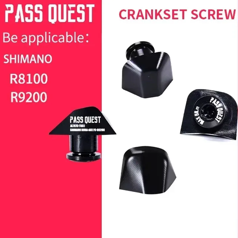 PASS QUEST chainring 110 BCD bolt modification cap for shimano 105 r7000 ultegra r8000 dura ace r9100 r9200 single double screw