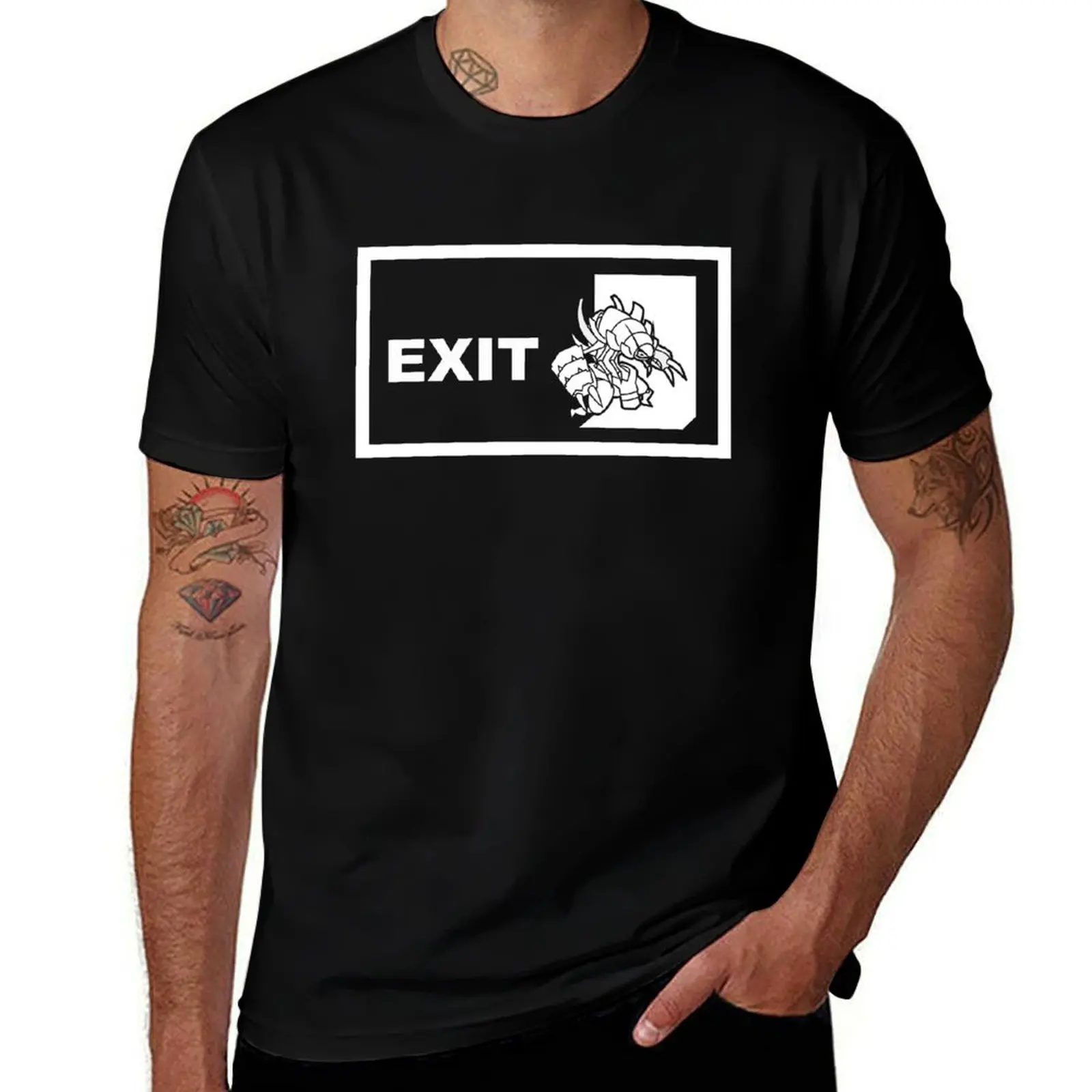 Emergency Exit T-Shirt Halloween Casual T-Shirt