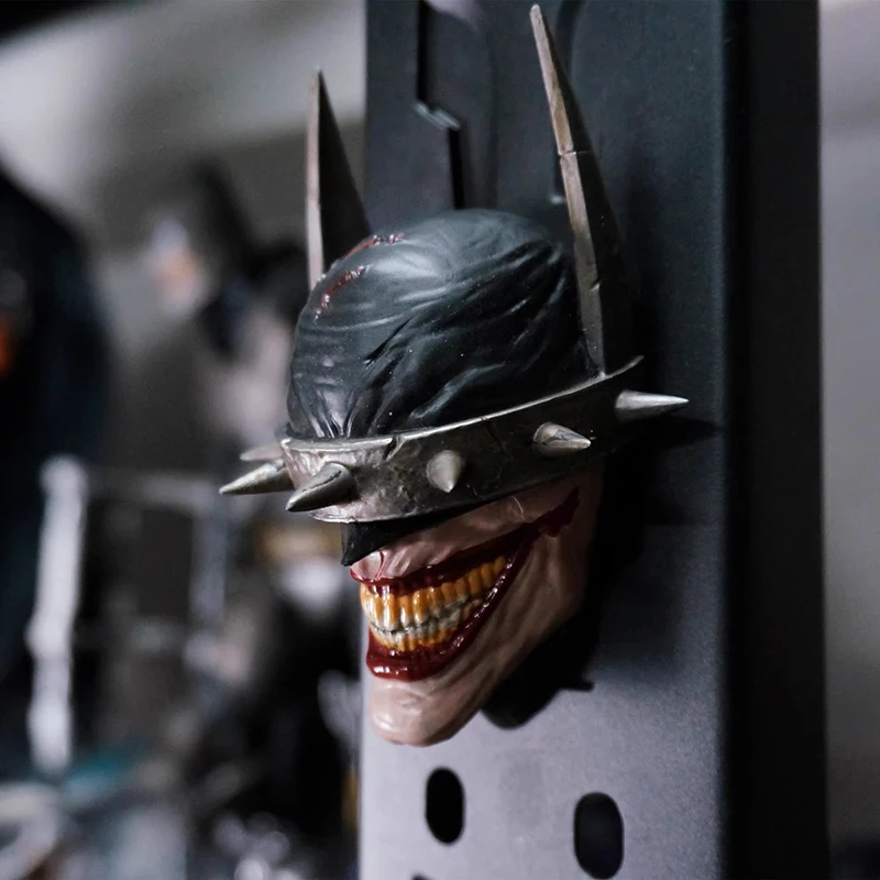 Batman Comics Laughter Bat Head Sculpture Refrigerator Sticker 1:4 Joker Laughter Bat Three In Stock