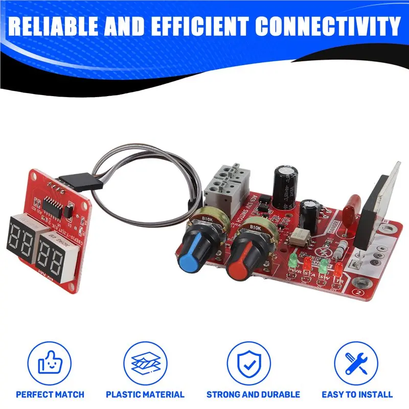 ABJN-Digital Spot Welding Machine Time Control Display Spot Welder AC 110V 220V To 9V Transformer Controller Board