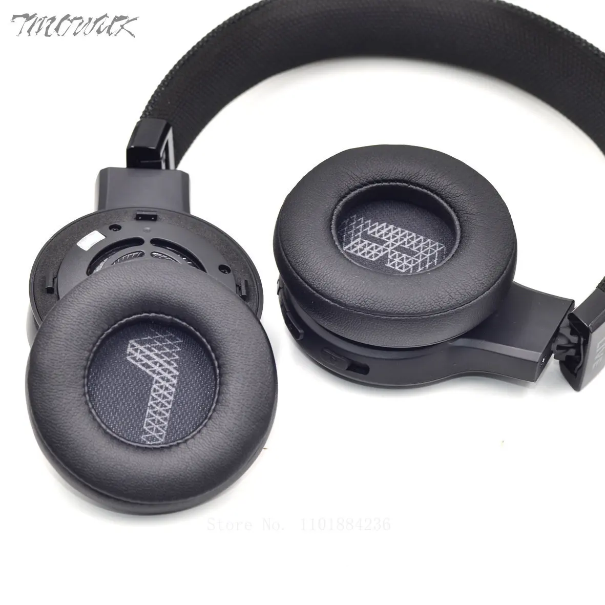 JBL Live 400 – oreillettes de remplacement en cuir, coussinets de casque, oreillettes
