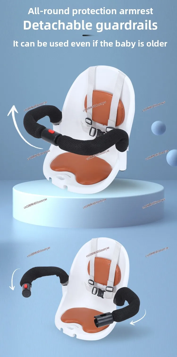 Electric Motorcycle Front Child Seat Safe Front Mount Baby Seat for Battery Car Scooter Infant Toddler Universal Safety Front