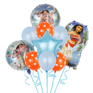 Disney'in Moana Maui'nin Doğum Günü için Süslemeleri, Alüminyum Film Balonu, Sofra Takımı, Masa Örtüsü, Kek Dekorasyonu, Bebek Duşu, Parti Malzemeleri En çok satılan 12 pasta-moana-no. 11