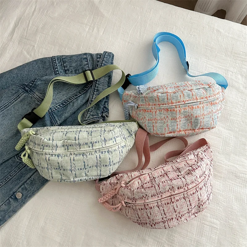 Leisure Nylon Dumpling Bag Fashion Waist Bags Women's Chest Bag 2024 Spring New Single Shoulder Bags Purses and Crossbody Bags