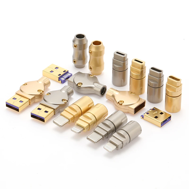 Câble de charge rapide en Silicone de Type C, avec boîtier en cuivre pur et connecteur plaqué or, puce E-Marker PD 3.0 USB-C