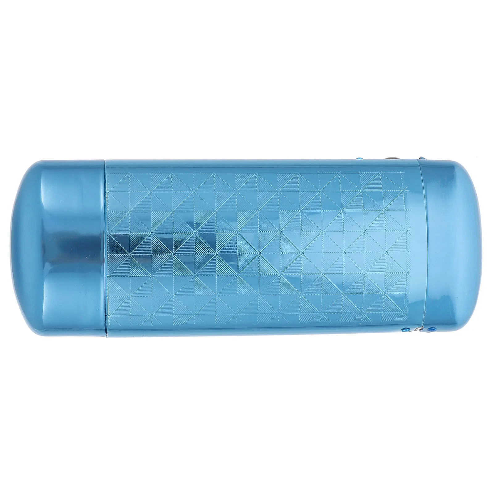 حافظة نظارات مدمجة بغطاء صلب للرجال والنساء أثناء السفر، صندوق تخزين النظارات الشمسية المحمول، متانة من الألومنيوم