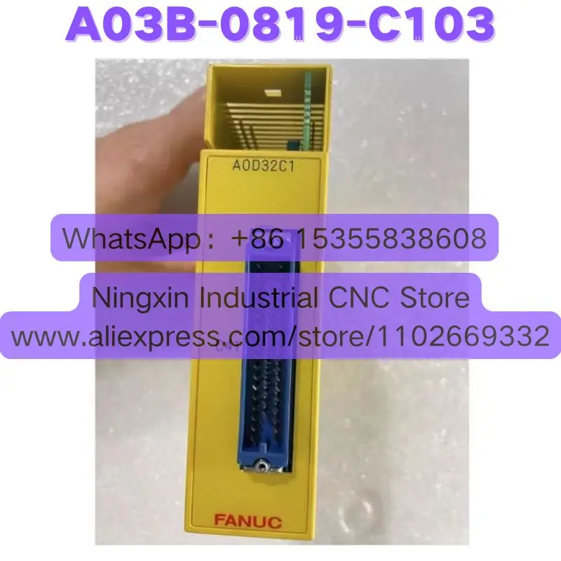 Second-hand A03B-0819-C103 A03B 0819 C103 IO Module Tested OK Quick Shipment