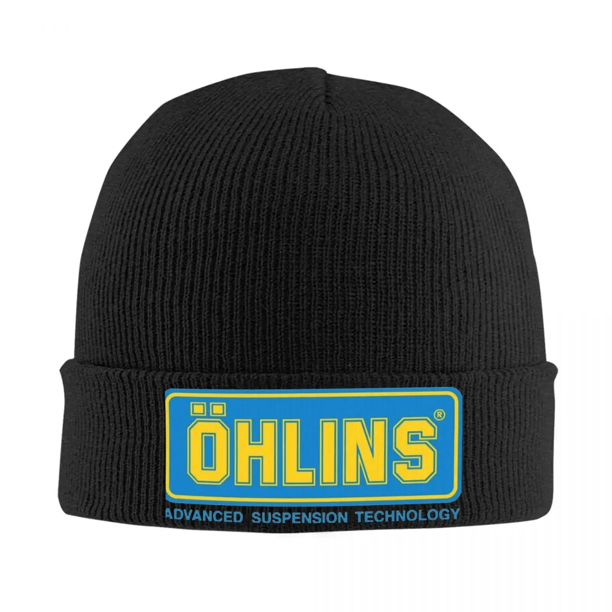 Ohlins Racing Beanie Hats Casual Caps Unisex Adult Kpop Knitted Hat Winter Graphic Warm Soft Beanie Hat