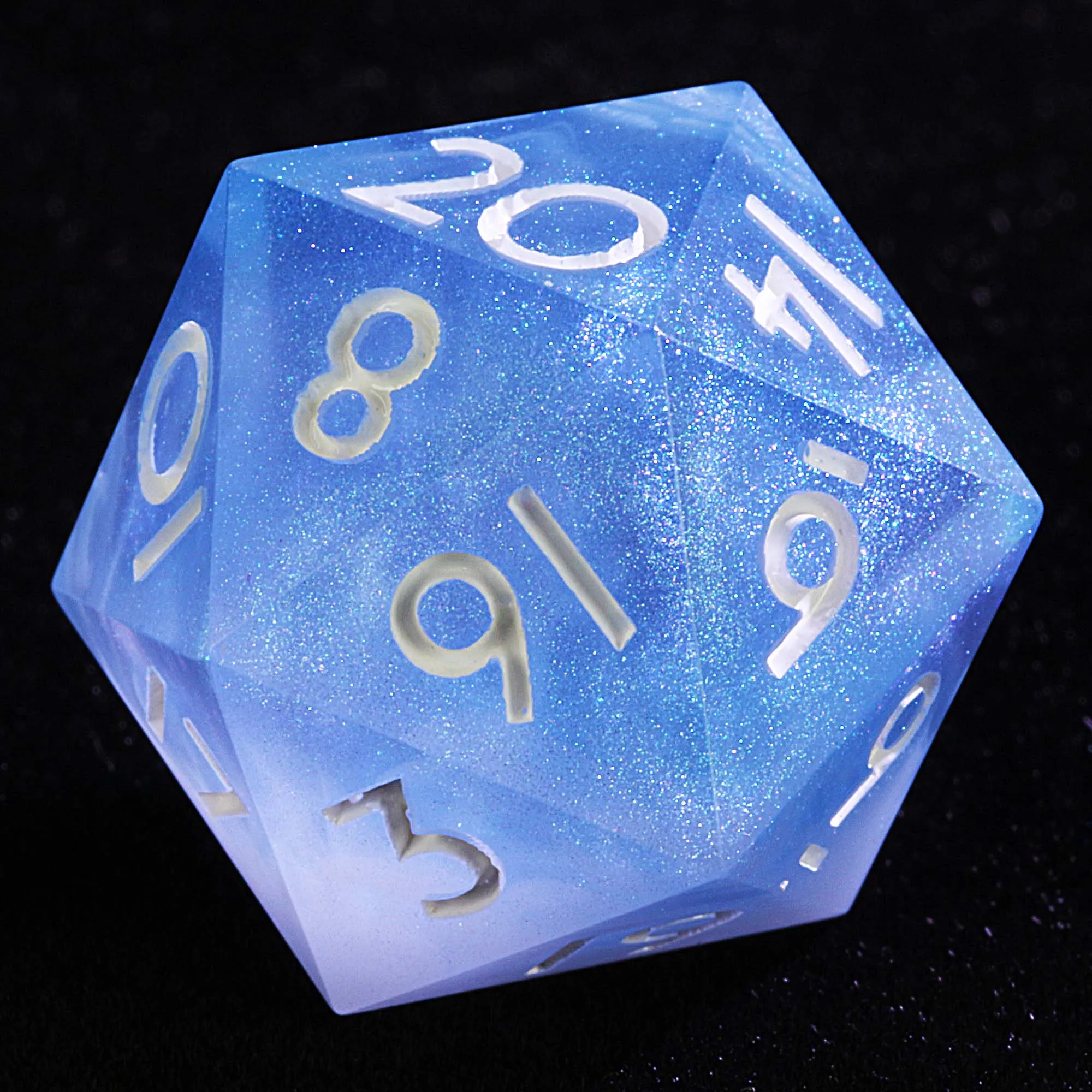 9 Polyhedral Dice Set DnD First Snow of Star Dragonborn