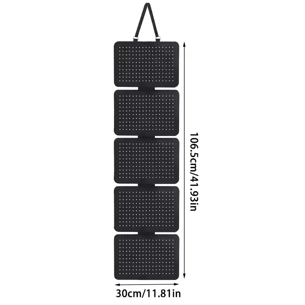 1pc,5-layer jewelry storage hanging bag, made of felt material, earrings, brooches, badge display rack, large capacity