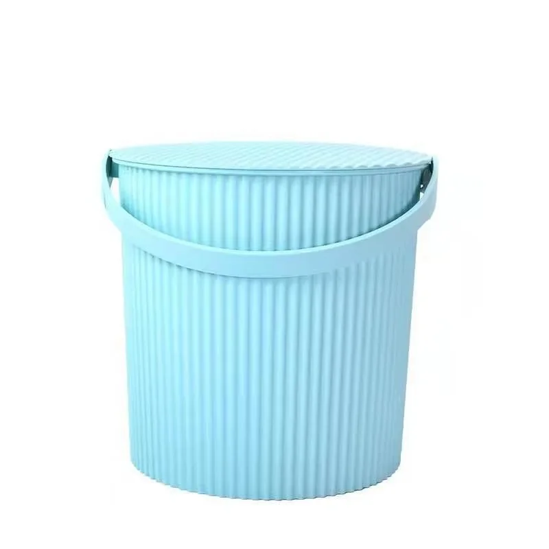 Medium Bucket Stool Plastic Sitting Household Water Storage Fishing Bucket Portable Storage Containers Kindergarten Storage