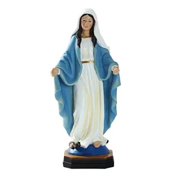 Resina Estátua Católica de Nossa Senhora Jesus, Igreja religiosa Suprimentos, Resina Religiosa Artesanato, Decoração para casa