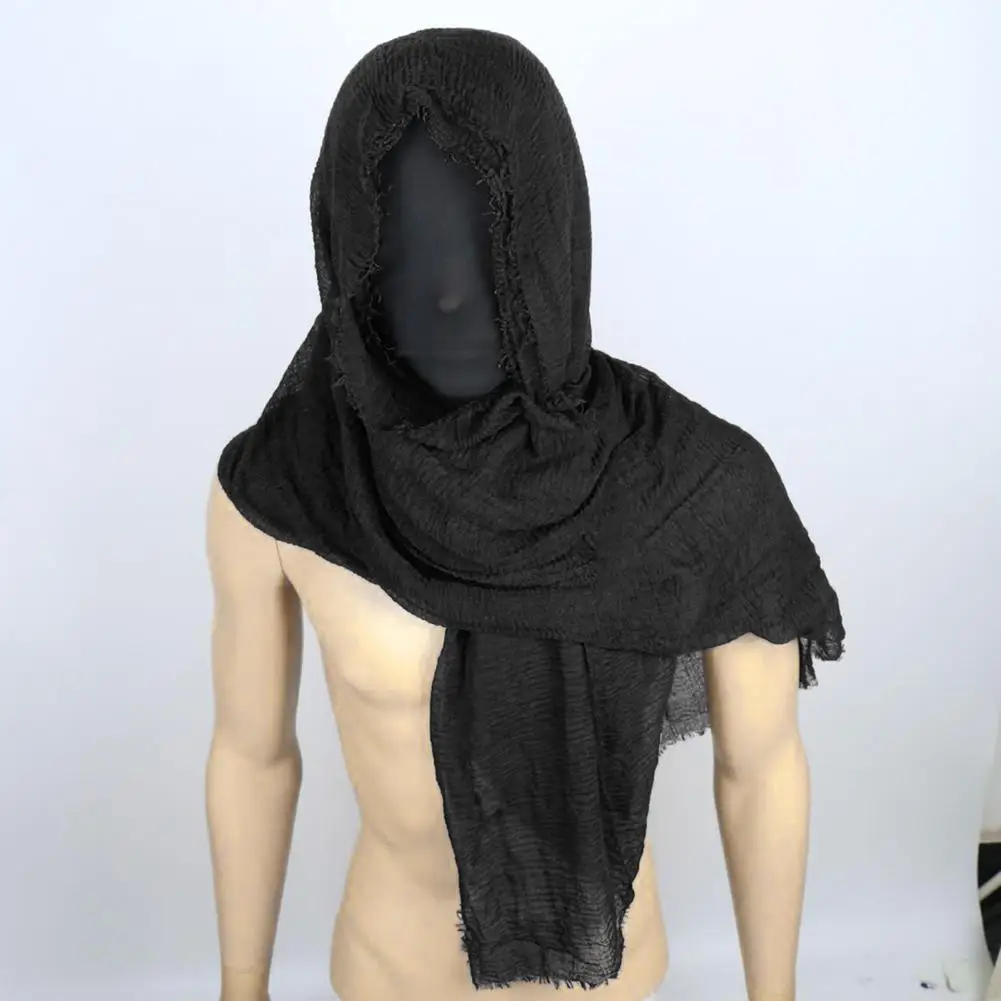 180*90cm Medieval Knight Shawl Cloak Costume Renaissance Half Shoulder Cape Scarf Dress-Up Halloween Cosplay Prop Accessories