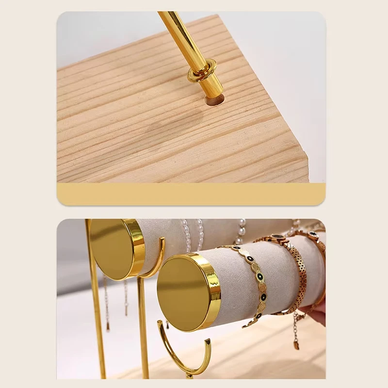 

Necklace Stand Multi Functional Rings Display Stand Jewelry Display Stand Compact For Boutiques Bracelets Jewelry Showcase