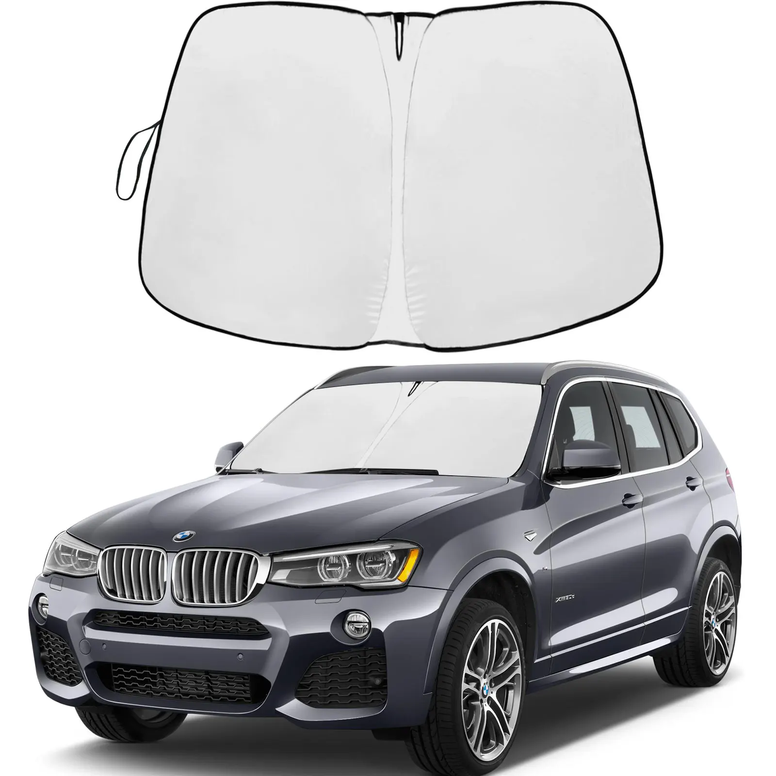 

Для BMW X3 2011 2012 2013 2014 2015 2016 2017 Автомобильный козырек от солнца на лобовое стекло, козырек от солнца на переднее окно, защита от ультрафиолета, аксессуары