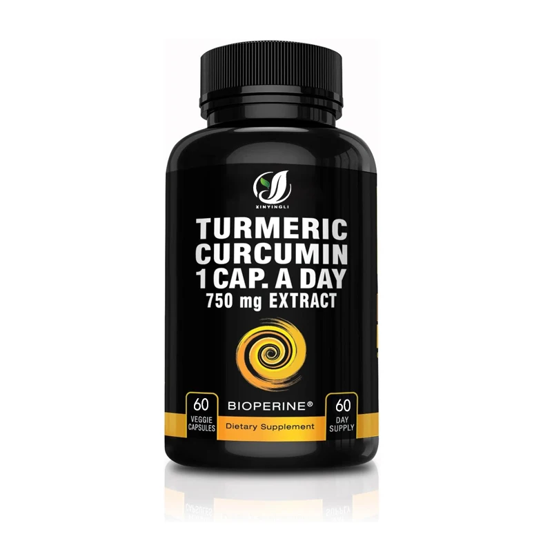 

Чистый куркумин с пиперином. Усиленная прочность. Одна капсула в день. Вегетарианские капсулы с куркумой и черным перцем.