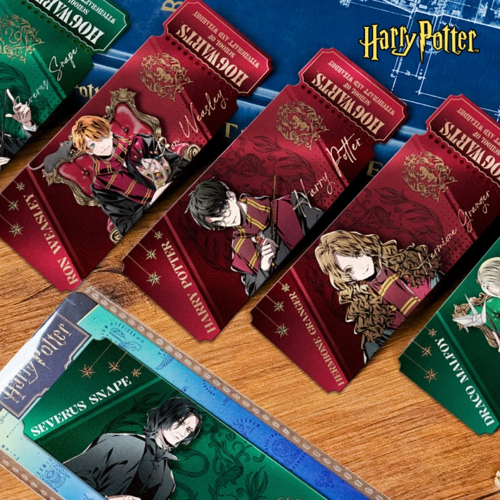 Harry Potter Bookmarks Reading Pages Books Annotated School Stationary Supplies Aesthetic Bookmarks Decorative Cards Gifts - view 3