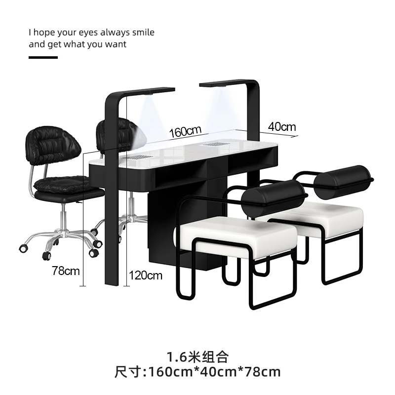 Japanese Manicure Set Salon Table Professional Nail Chair Tables Tech Supplies Furniture Beauty Chairs Manicure Tafel Nails