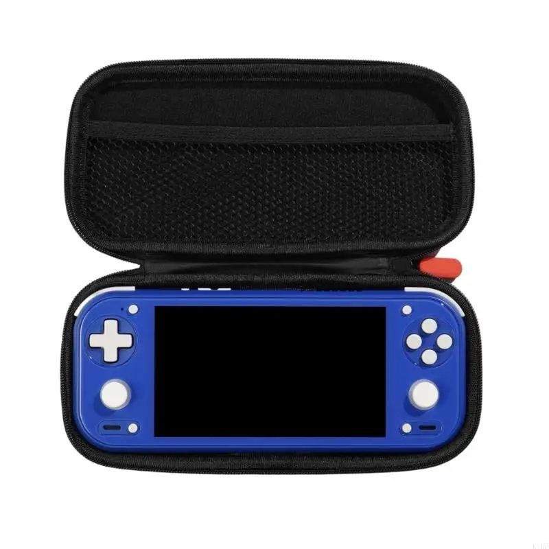 Zippered Handheld Game Carrying Case for RG 55G1, Outer Shell with Carrying Lanyard and Separate Storage for Gaming Device, K1KF