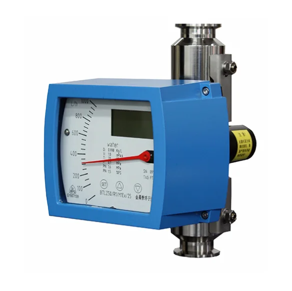 Stainless Steel Variable Area Flow Meter Rotameter Float Water/Gas/Oil/Liquid/Air +/-1% Accuracy Flange Clamp Thread Connection