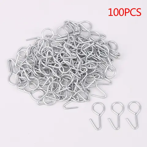 100Pcs Multi-functional Car Seat Cover Fixing Hook S Shaped Seat Cover Fastener